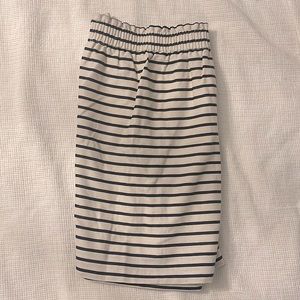 J.Crew Pull On Striped Skirt 💙🤍